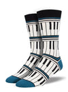 Men's Piano Stripe Bamboo Socks