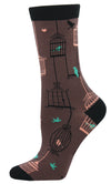 Women's Why the Caged Bird Sings Bamboo Socks