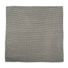 Black and White Houndstooth Silk Pocket Square