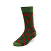 Men's Assorted (3-Pack) Green Polka Dot Socks