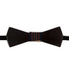 Striped Wooden Bow Tie