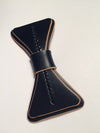 Formal Leather Bow Tie
