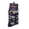 Men's Floral Wedding Sock